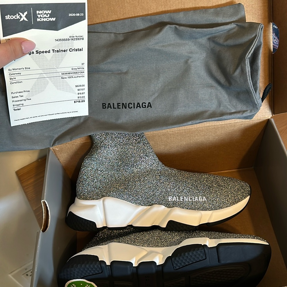 Balenciaga Speed Trainer Cristal Sneakers